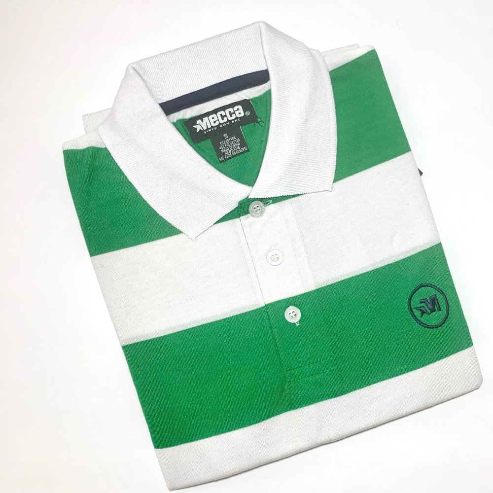 Men's Striped Jersey Polo 14MC MR6